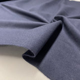 Navy Brushed Flannel - Cotton Fabric - Oeko-Tex Standard 100