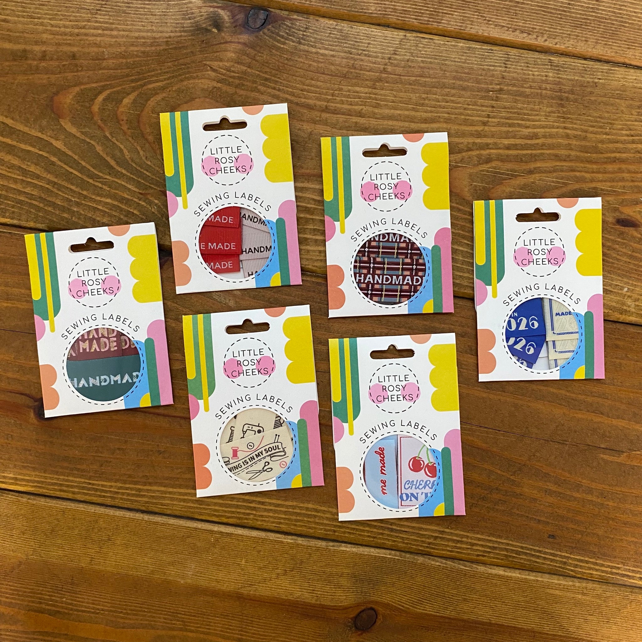 New To Store, Little Rosy Cheeks Sewing Labels