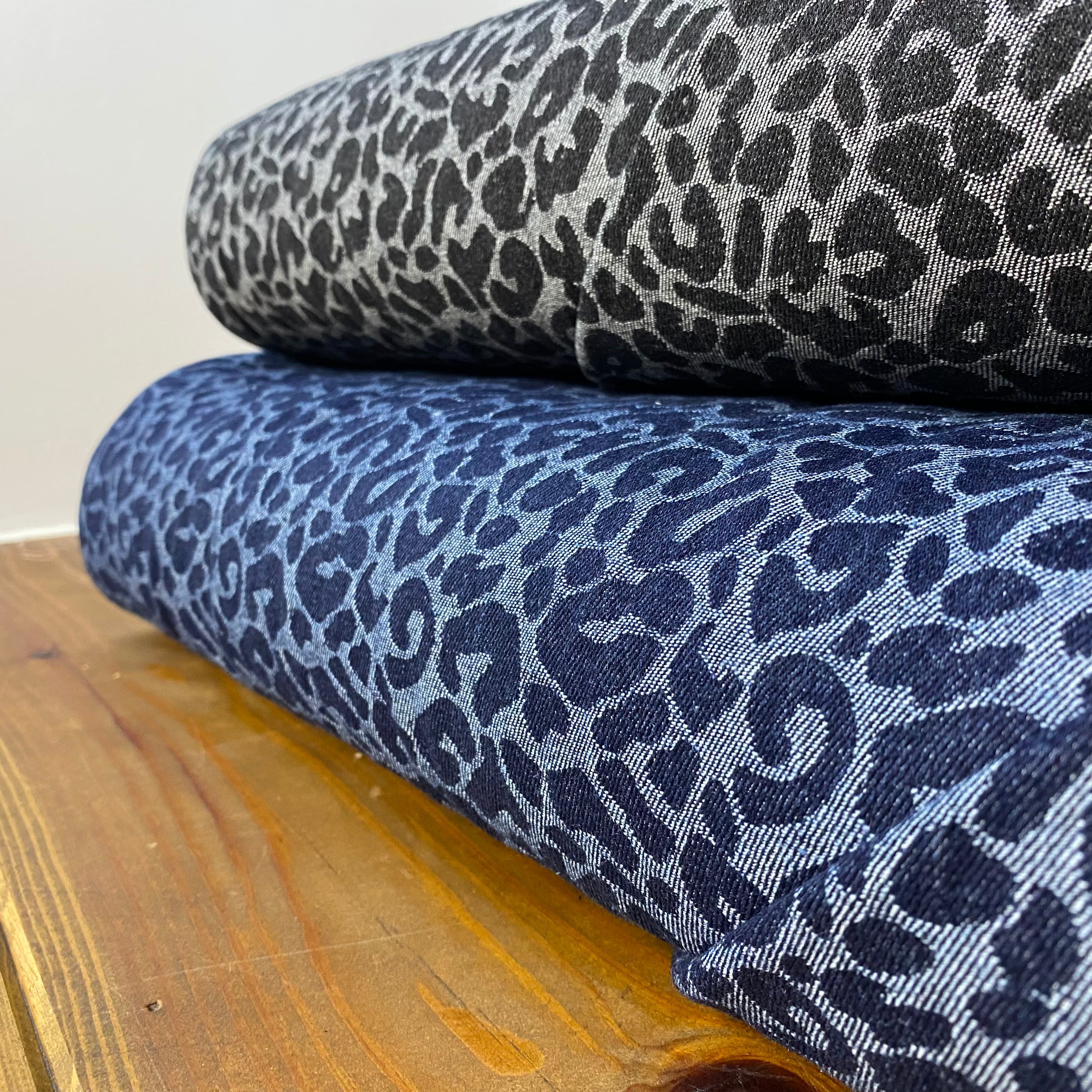 New Animal Print Jacquard Denims