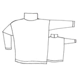 Tessuti Fabrics - Monroe Turtleneck - Paper Sewing Pattern