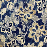 Mottled Navy Floral - Cotton Lawn
