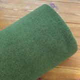 Boiled Wool Fabric - Olive