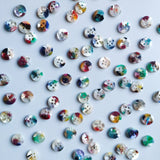 Pigeon Wishes Buttons - Painterly - 10mm x15