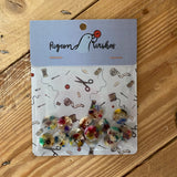 Pigeon Wishes Buttons - Painterly - 15mm x15