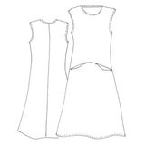 Tessuti Fabrics - Pia Dress - Paper Sewing Pattern