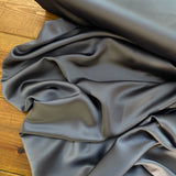 Satin Fabric - Dark Grey