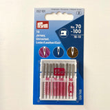 Prym - Universal Sewing Machine Needles - Jersey, Standard, Leather - 70/10 - 100/16