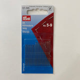 Prym - Hand Sewing Needles - Embroidery, Chenille, Sharps & Betweens