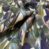 Floral Viscose Twill - Purple Forrest