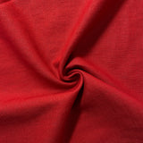 Red - Cotton Ramie Fabric - Oeko-Tex Standard 100
