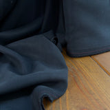 Black - Sanded Tencel Fabric