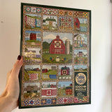 Quilt Country 1000 Piece Jigsaw Puzzle + Poster