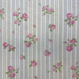 Soft Floral Stripe - Cotton Fabric