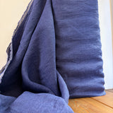 Sorrento Washed Linen - Denim Blue