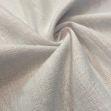 White Striped Woven - Cotton Fabric