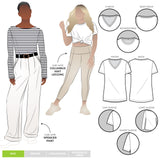 Style Arc - Ellis Knit Top 4-16 - Paper Sewing Pattern