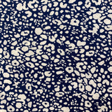 Animal Print on Navy - Viscose Fabric