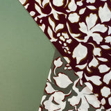 Maroon Petal Popin - Viscose Fabric