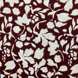 Maroon Petal Popin - Viscose Fabric