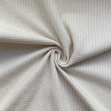 Cream Waffle - Cotton Jersey Fabric [Oeko-Tex-Standard 100]