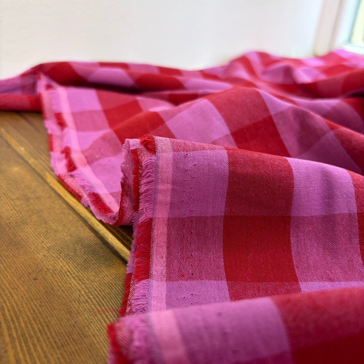 Yarn Dyed Washed Cotton Fabric