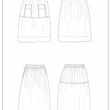 ZERO WASTE Block Pant - PDF Sewing Pattern