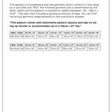 ZERO WASTE - Tie Top - PDF Sewing Pattern