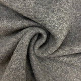 Grey Quilted Back - Jersey Fabric