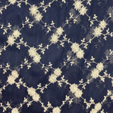 Navy Lace - Cotton Fabric