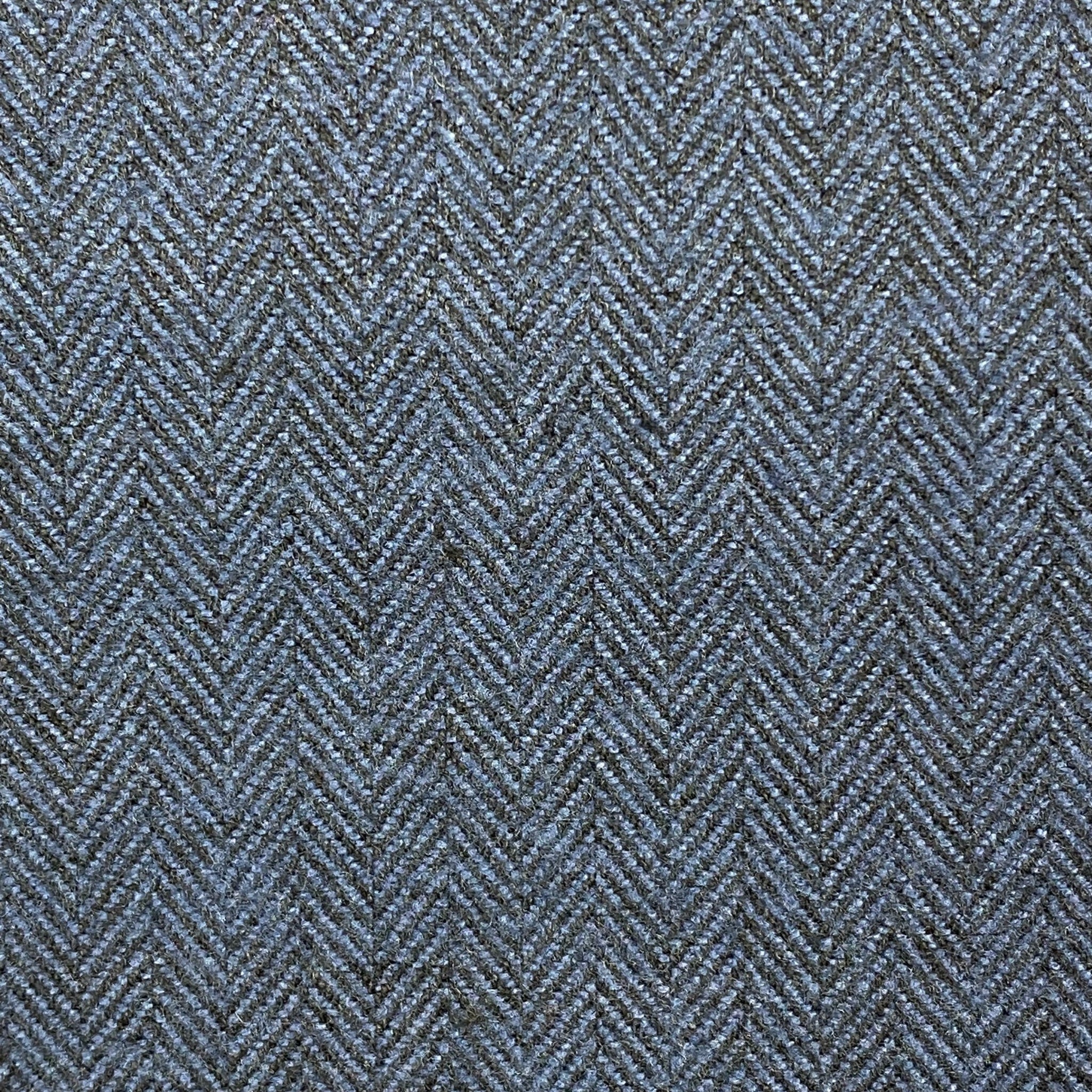 Deep Blue Herringbone Flannel - Cotton Fabric – Mill Creations