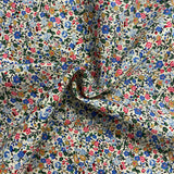 Blue Ditsy Poplin - Cotton Fabric - Oeko-Tex Standard 100