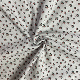 Rose Buds White - Jersey Fabric