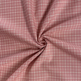Pink Grandad Check - Cotton Fabric