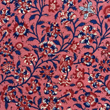 Dutch Heritage Red Gujarat - Cotton Fabric