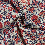Dutch Heritage Blue Gujarat - Cotton Fabric