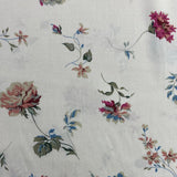 Vintage Floral - Viscose Fabric