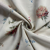 Vintage Floral - Viscose Fabric