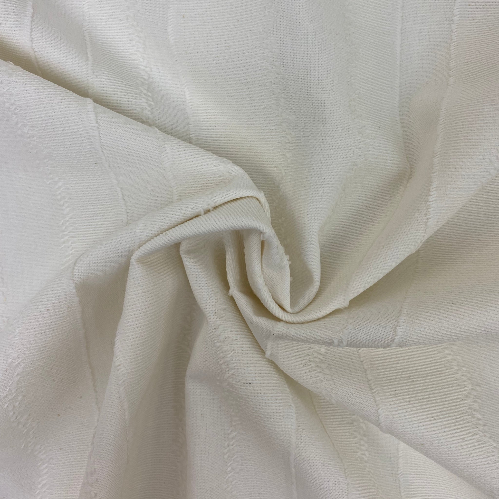 Textured Stripes - Cotton Fabric
