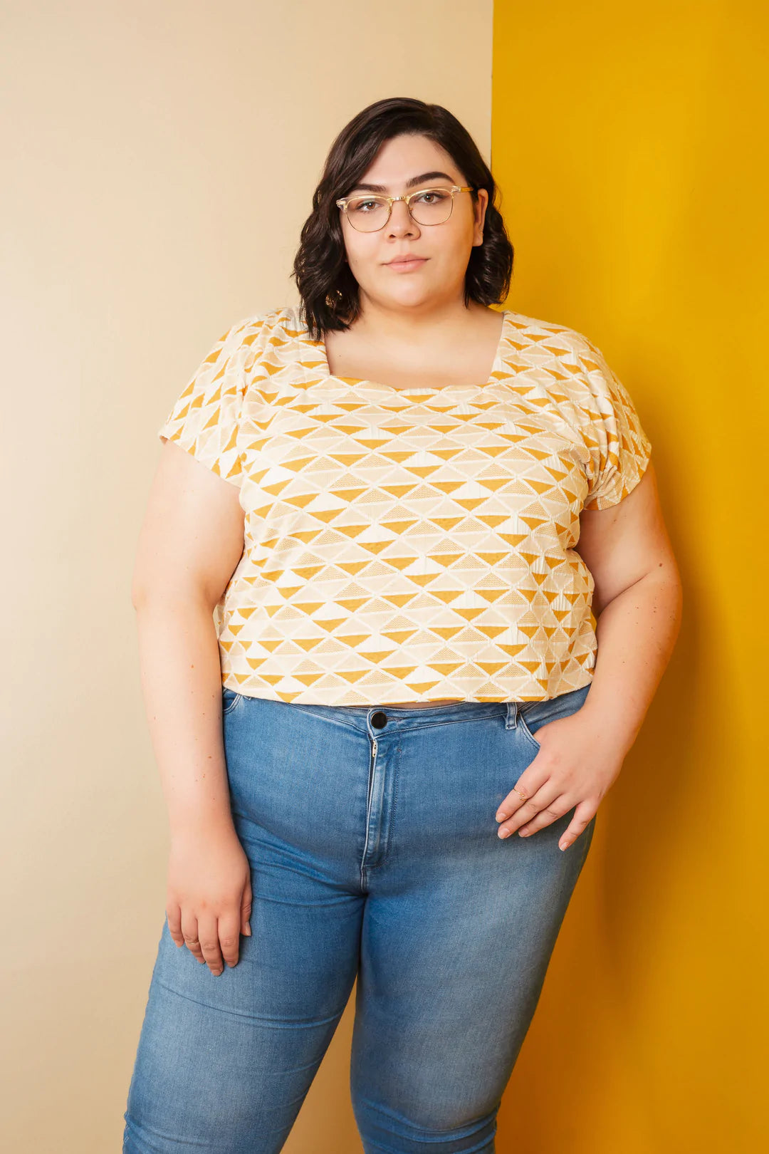Buy The Square neck top sewing pattern from Friday Pattern Company.