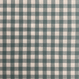 Teal Check - Cotton Fabric