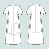 Cap Sleeve Dress - Paper Sewing Pattern