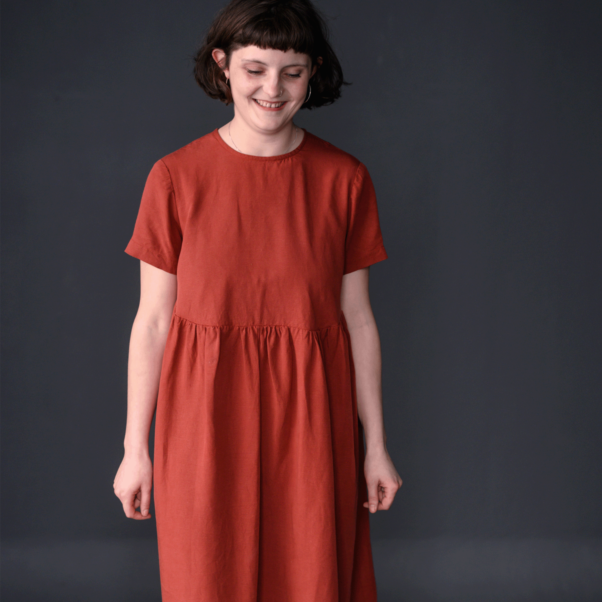 Machine Producing Gif Merchant and Mills - The Florence Top and Dress Sewing Pattern – Mill ...