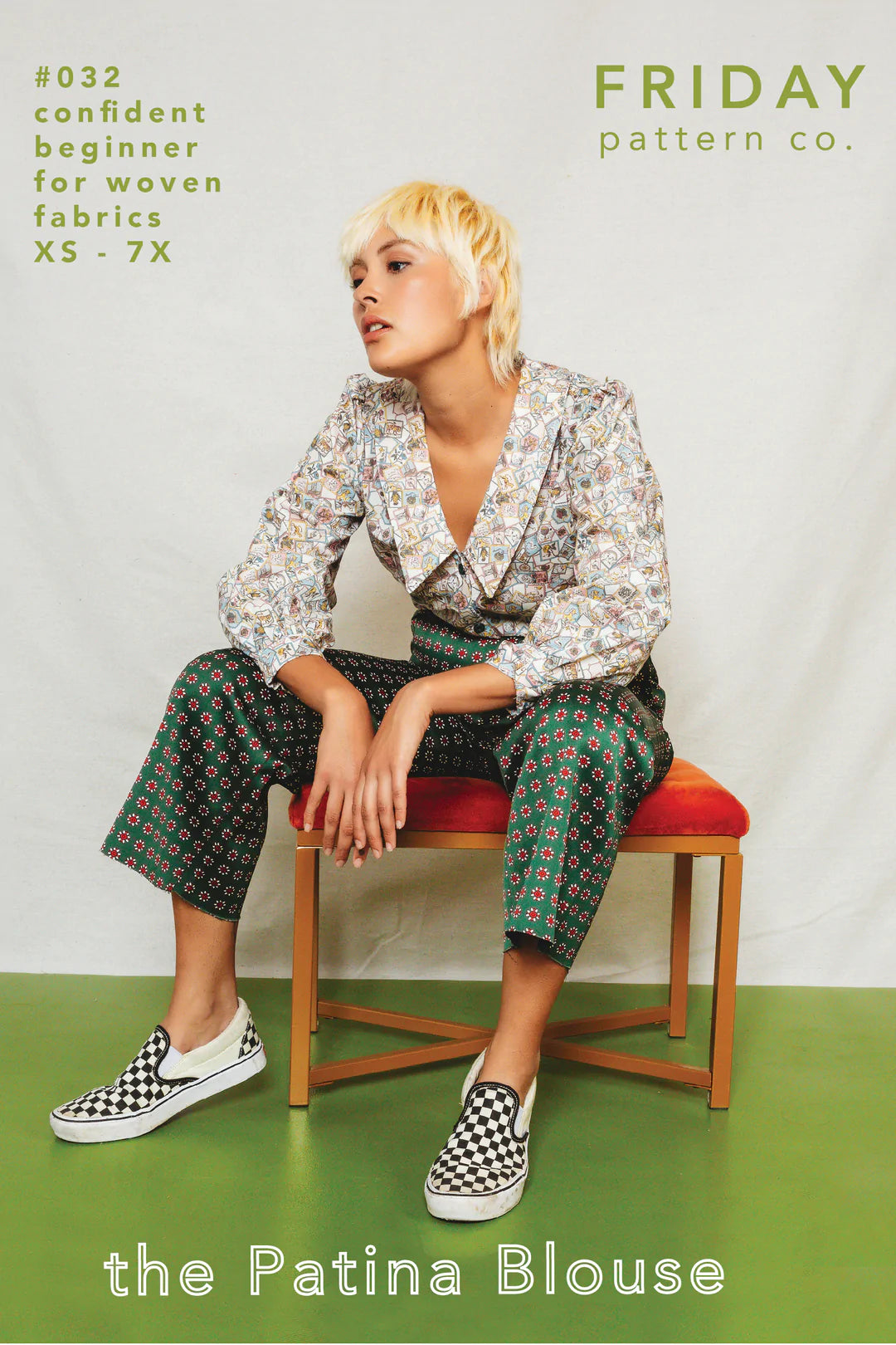 Buy The Patina Blouse sewing pattern from Friday Pattern Company.