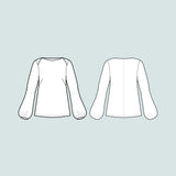 Puff Sleeve Shirt - Paper Sewing Pattern
