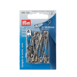 Safety pins, Assorted Silver