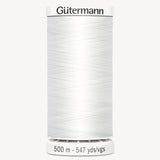 500M GUTERMANN SEW-ALL THREAD - White 800
