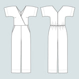Wide Leg Jumpsuit - Paper Sewing Pattern